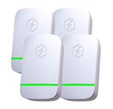 Four Power Pro Genius units