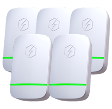 Five Power Pro Genius units